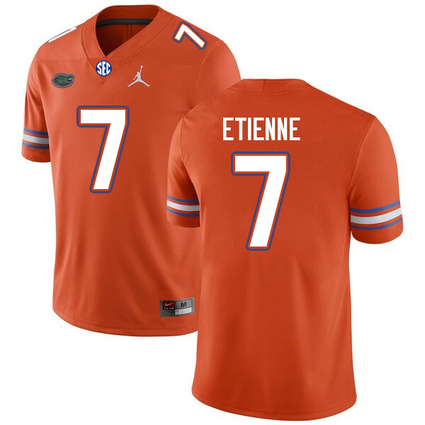 Men #7 Trevor Etienne Florida Gators College Football Jerseys Sale-Orange